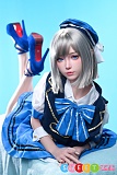 いたずらっ子 千夏 シリコンセックスドール 152cm 美女 銀髪 かわいい