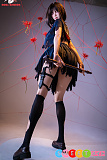 等身大 セックス人形 シリコン製 高級 戦闘姿のJK美少女 エロ Doll Senior 175cm Gカップ C02ヘッド