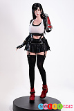 等身大 リアル人形 高品質 シリコン製 tifaのコスプレ 等身大 フィギュア  FUDOLL 162cm Ｇカップ 張銀熙ヘッド