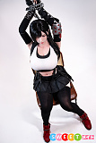 セックス人形 等身大 tifaのコスプレ エロ 縛られた美少女 高品質 シリコン製FUDOLL 162cm Ｇカップ 張銀熙ヘッド