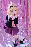 アニメ風 可愛いポーズ 小柄 アニメドール フルシリコン製 115cm 路路可（ルルカ） ミニラブドール MWGirl魔物姫