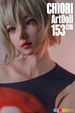 リアル質感 大人系ラブドール 軽量 シリコン製 ダッチワイフ アート技研 Art-doll 153cm Eカップ 源千織