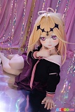 アニメ風ドール 指を口元に添えるポーズ アニメドール フルシリコン製 115cm 路路可（ルルカ） ミニラブドール MWGirl魔物姫