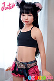 かわいいアダルトドール 高級 シリコン製 黒髪美少女 セックスドール 軽量 J-cute 128cm バスト平 AGB37幼澪