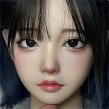 Real girl A工場製 L17 エルフ耳 シリコンヘッド単体 高級職人メイク ROS口開閉機能あり ダーク系美少女 リアルドール 140-168cmのボディに適用