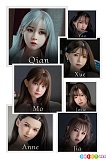 シリコン製 ラブドール アジア風 高級 リアルドール FANREAL 人気ヘッド一覧