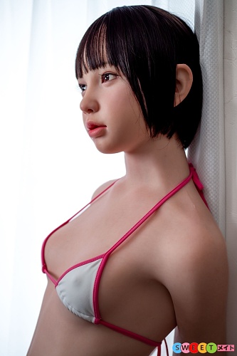 J-cute かわいい白い水着 シームレスラブドール 153cm Bカップ 貧乳 AGE02結月（ゆずき） 口開閉機能 エロドール シリコン