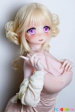 ツインお団子ヘア 欲求不満 アニメドール RAD040 清野檸檬 ElsaBabe 151cmL ピンク肌 等身大アニメラブドール フルシリコン製