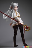 アニメ風 かっこいい立ち姿  N02Aヘッド 芙莉莲Frieren 146cmCカップ BCDOLL 等身大 シリコン製 ラブドール 二次元美少女