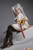 二次元風 座りポーズ アニメドール N02Aヘッド 芙莉莲Frieren 146cmCカップ BCDOLL 等身大 シリコン製 ラブドール 二次元美少女