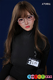 等身大ラブドール 眼鏡美少女 抱き枕シリーズ シリコンヘッド 布製ドール
