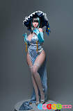 等身大 ラブドール シリコン製 高級 ぽっちゃり チャイナドレス姿の美人 FUDOLL 161cm Fカップ 小北