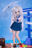 sexdoll 小柄 かわいいセーラー服の美少女 MW Girl 魔物姫 シリコンボディ 85cm バスト中 小枝