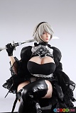 かっこいいポーズ Otaku Doll 2B 65cm 黒ドレス姿