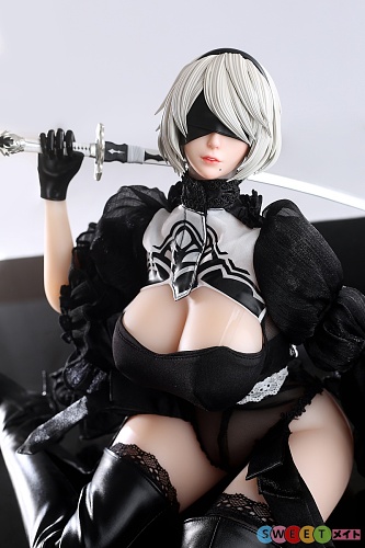 【先行予約、10月発送予定】Otaku Doll 2B 65cm  PUヘッド+シリコンボディ 軽量3kg シリコンボディ エロフィギュア 二次元