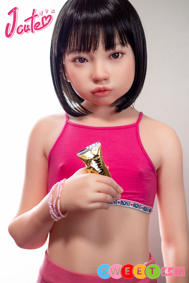 J-cute かわいいラブドール 貧乳 128cm バスト平 AGB35楓 癒し系美少女 シリコン 高級 シリコン製 リアルドール sexdoll 軽量