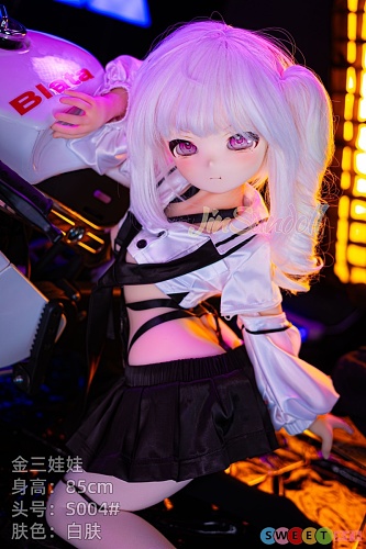 WM Doll S004 癒し系アニメ風バイク美少女ドール 85cm 普乳 ソフトビニール製ヘッド TPE製ボディ リアルドール M8接続 フィギュア BJD風