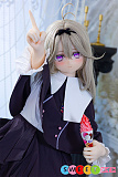 アニメ風 セックスドール 裸 シリコンヘッド+tpeボディ アニメキャラクタードール Aotumedoll 145cm Bカップ＃137ヘッド るるか