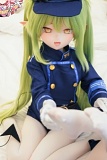 羊角社 アニメ ラブドール 貧乳 141cm AAカップ 鉄道の双子 制服エルフ美少女 手描きメイク ソフトビニール製ヘッド+S-TPE製ボディ