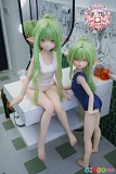 Croissant Doll 鉄道の双子 141cm アニメドール 洗面室で撮影したエルフ耳ドール商品写真
