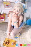 セックス人形 巨乳 誘惑的な猫耳美少女 シリコン製 Irontech Doll Youngシリーズ 154cm Eカップ N02 Shizukuヘッド