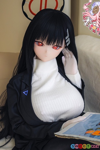 羊角社doll アニメドール 155cm爆乳 莉音 ブルーアーカイブ 調月リオ風コスプレ ラブドール 手描きメイク ビニール製ヘッド+S-TPE製ボディ
