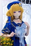 啾比（フィービー）MW Girl 魔物姫 155cm Cカップ シリコンドール、黄色い花のバスケットを持ち手を差し出す鳴潮風アニメドール