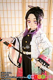 アニメ風 リアル人形 最新 胡蝶忍のコスプレ セックスドール ビニールヘッド+シリコン製ボディ セックス人形 Guavadoll 148cm Dカップ F02 ヘッド