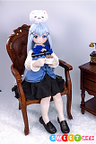 アニメ風ラブドール かわいい制服美少女 PVCヘッド+TPE製ボディ 等身大 フィギュア 高品質 JSLDOLL 120cm AAカップ 貧乳 小香ヘッド