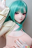 Elsababe AHRC033 白井美野 157cm 巨乳 ラブドール アニメ風デザインの顔アップ正面アングル撮影