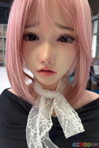 Real girl A工場製 L22 ピンク髪美少女 フェイシャルEX機能対応可能 シリコンヘッド単体 高級職人メイク ROS口開閉機能あり リアルドール 140-168cmのボディに適用