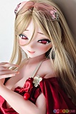 Elsababe 148cm RAD049 風間紅葉 セックスドール 横顔と赤い衣装を映した近景写真