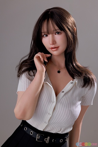 Top-Sino Doll T50 米心ヘッド 149cm Eカップ 巨乳 OL風誘惑な色気美人 高級ラブドール フルシリコン製 超擬真の肌テクスチャ 宣材写真はアートワークカスタム版メイク②