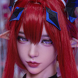 Doll senior リアル人形 158cm Kカップ 赫拉(Scorpio)ヘッド エルフ耳 魅惑のサキュバス 蠍座 ラブドール フルシリコン製 宣材画像はROS機能付き