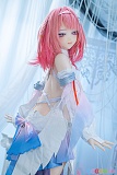 #138 レミエール 155cm Fカップ Aotume Doll アニメドール 背面斜め ピンク髪で振り返るポーズ