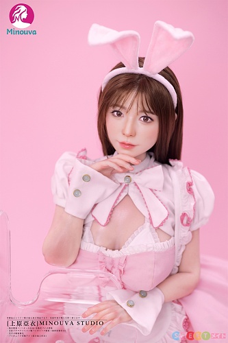 Zucki(ズッキ) 索姬 × 上原亜衣 75cm 巨乳 原依 ピンクバニー風衣装 フルシリコン製 ミニドール AV女優ラブドール