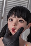 #131-B Chiori Jiusheng Doll 110cm 展示ドール 顔アップと黒い手袋を添えた構図