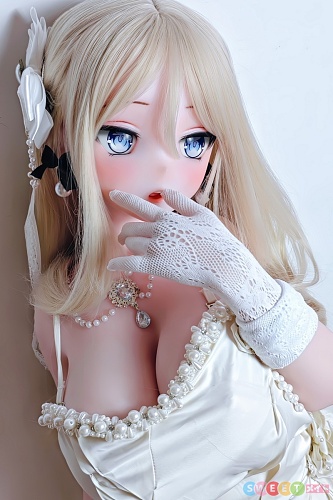 ElsaBabe アニメドール 148cm L RAD020 古川夏希 純白ドレスに清らかな色気を纏う美少女 エロフィギュア 巨乳 ピンク肌 アニメ風ラブドール フルシリコン製
