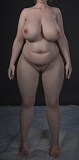 Jiusheng Doll 小柄ドール 110cm Eカップ 豊満タイプ #131-B Chiori 黒髪ツインテールロリ 掲載画像はリアルメイク付き フルシリコン製
