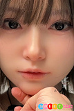 ラブドール 人気 A64Nヘッド単体 清楚系ショートカット美少女 シリコン製 高級 ホワイトラビット