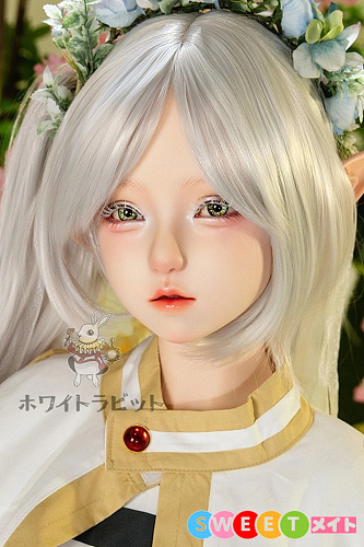 ホワイトラビット SHEシリーズ ラブドール 02ヘッド単体 儚げな白髪の美少女 フリーレンのコスプレ リアルドール 宣伝写真は口開閉機能付きの軟性シリコンヘッド 口腔の深さ約12CM 140CM～148CMお勧め