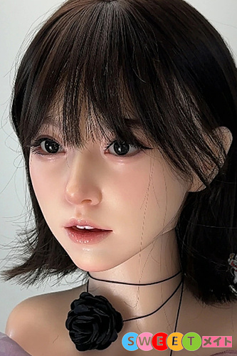 ホワイトラビット リアルドール A64Nヘッド単体 ショートカット美少女 宣伝写真は職人メイク+口開閉機能付き 口腔の深さ約10CM 158CM～160CMお勧め