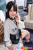 ラブドール 最新 頬杖姿の美少女 シリコン リアルドール 蛍火日記 153cm Aカップ 千岛 メイク⑥