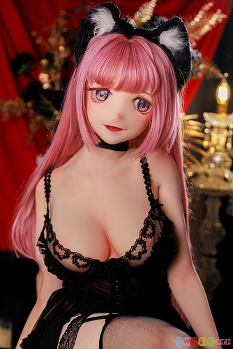 Kiradols 155cm Dカップ #KH002-A 陽葵 アニメドール 黒レース衣装姿の猫娘 フルシリコン製 エロフィギュア