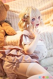 Kiradols 160cm Gカップ #KH001-A 梅川庫子、制服風衣装で横たわるラブドール