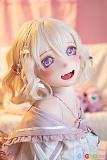 Kiradols 160cm Gカップ #KH001-A 梅川庫子、紫の瞳と牙のある笑顔のセックスドール