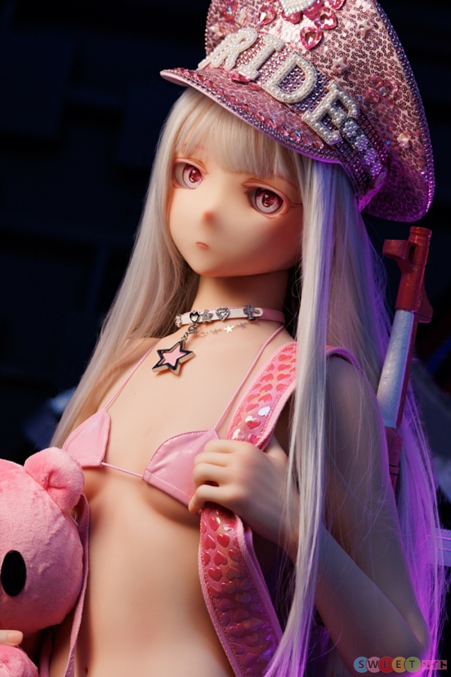 Kiradols 150cm Aカップ #KH003-A 紬 アニメドール メタリック衣装の銀髪美少女 エロフィギュア フルシリコン製