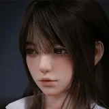 蛍火日記 Maxシリーズ ダッチワイフ 153cm Aカップ 千岛 メイク⑥ 病みかわいい少女 リアル皮膚付き シリコン 宣伝写真は口開閉機能付きの硬めシリコンヘッド