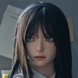 蛍火日記 Maxシリーズ ダッチワイフ 153cm Aカップ 千岛 メイク⑥ 病みかわいい少女 リアル皮膚付き シリコン 宣伝写真は口開閉機能付きの硬めシリコンヘッド