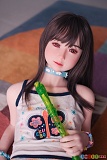 126cmAAカップ My Loli Waifu Aya エロドール、リコーダーを持つ上半身アップ